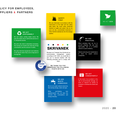 Policy for employees, suppliers & suppliers suppliers-ed