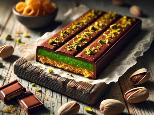 ein luxurioser Dubai Schokoladenriegel Was ist Dubai Schokolade ubersetzungsburo berlin
