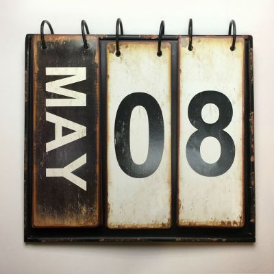 May,8,On,Vintage,Calendar